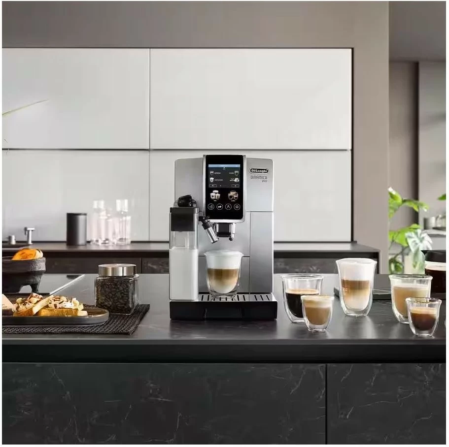 Kavni aparat De'Longhi Dinamica Plus ECAM 380.85.SB, 1450 W, 15 bar, srebrn