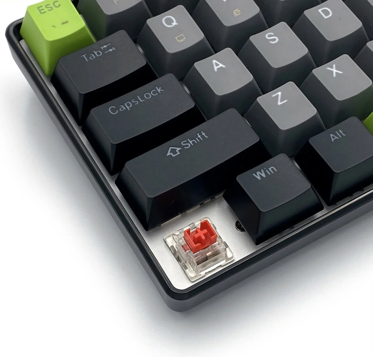 Mehanska gaming tipkovnica 60% z USB-C in RGB Media-Tech Red Core MX60 MT1260, črna/siva/zelena