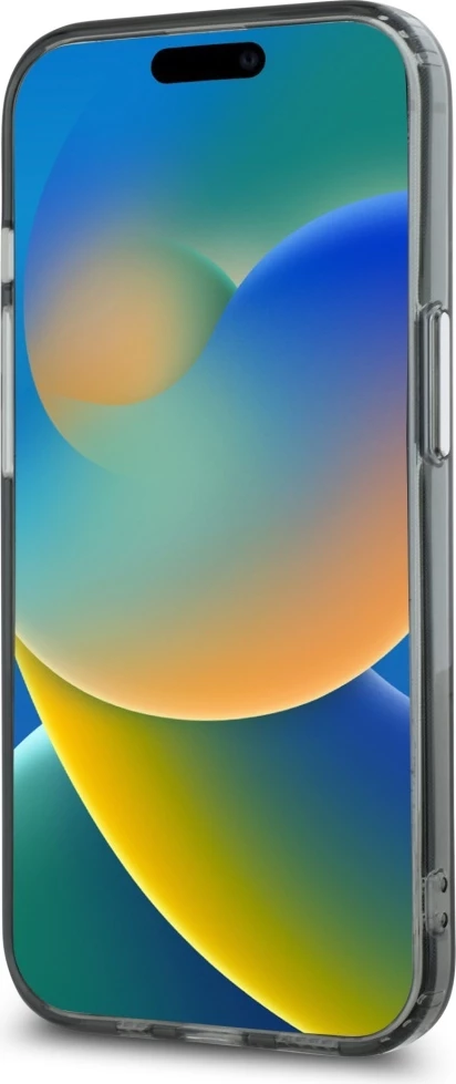 Ovitek Karl Lagerfeld IML Monogram Karl & Choupette Head MagSafe za iPhone 15 Plus, črn