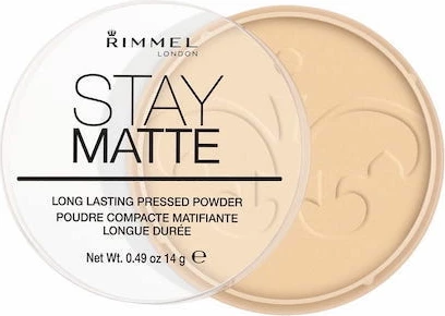 Kompaktni puder Rimmel Stay Matte 001 Transparent, 14 g