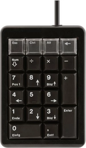 Programabilna tastatura Cherry G84-4700, USB, prenosnik/PC, 1,75 m, črna