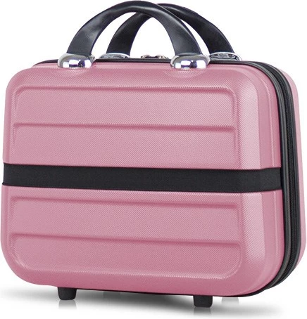 Kozmetična torbica za ličila, rožnato-zlata, Zoozie Bags, 8404