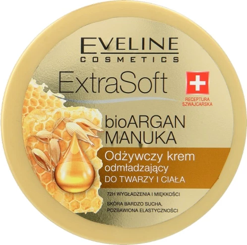 Hranilna obnavljajoča krema za obraz in telo Extra Soft Eveline Cosmetics, 175 ml