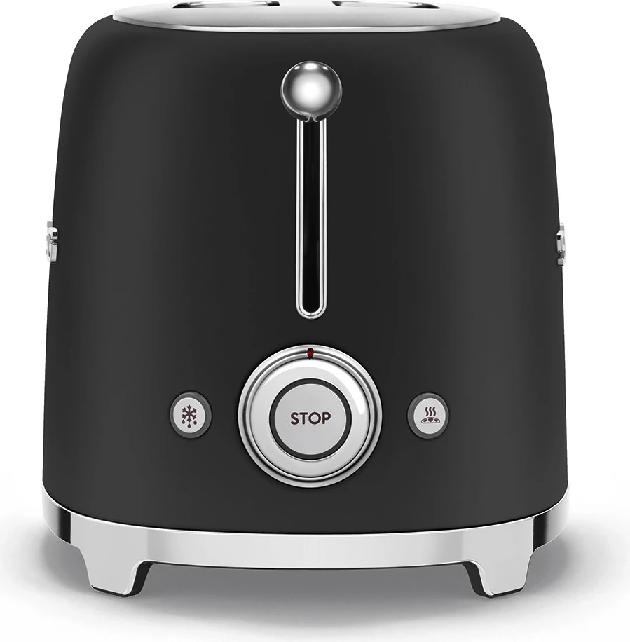 Toster za kruh Smeg 50's Style, 2x2, črn
