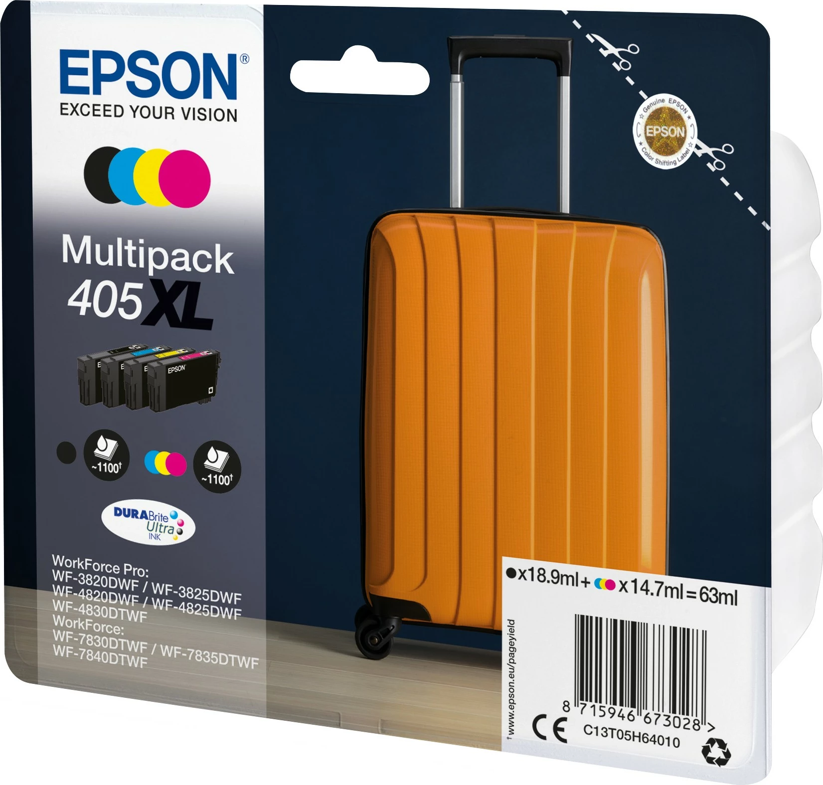 Set kartuš 4-barvni DURABrite Ultra Epson 405XL