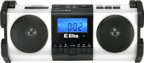 Prenosni radio Eltra MAJA, 2.0, USB, SD, FM, bel