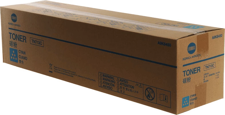 Toner kartuša, približno 33.200 strani (standard), cijan — Konica Minolta TN713C / A9K8450