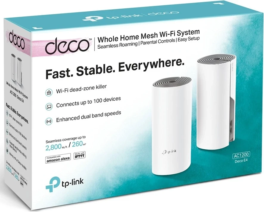 Mesh usmerjevalnik TP-Link Deco E4 (paket 2)