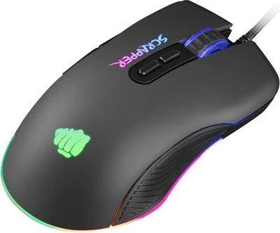 Gaming miška Fury Scrapper Natec, z RGB osvetlitvijo