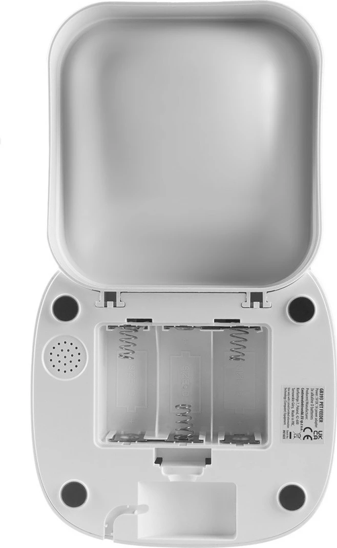 Avtomatski dozirnik hrane za živali, GreenBlue GB393, 6 L, bel