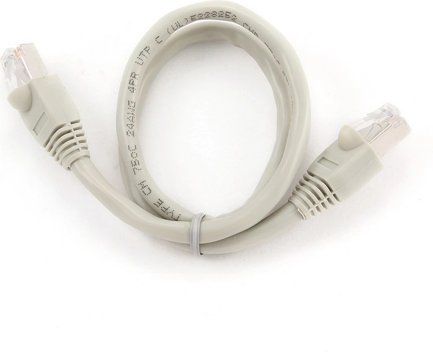 Kabel omrežja, Cat6 Gembird PP6U, 0,5 m, bel