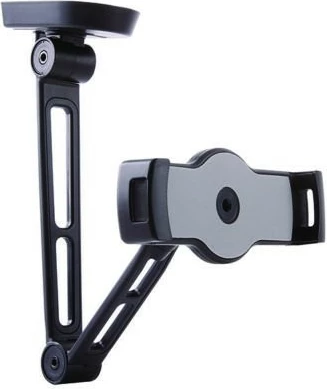 Nastavljiv stenski nosilec za tablico 4,7-12,9", Techly 026388, črn