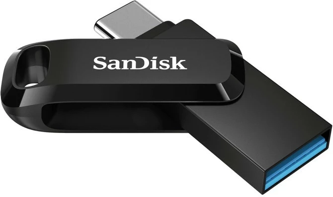 USB ključ SanDisk Ultra Dual Drive Go 128 GB, USB 3.1/Type-C, črn