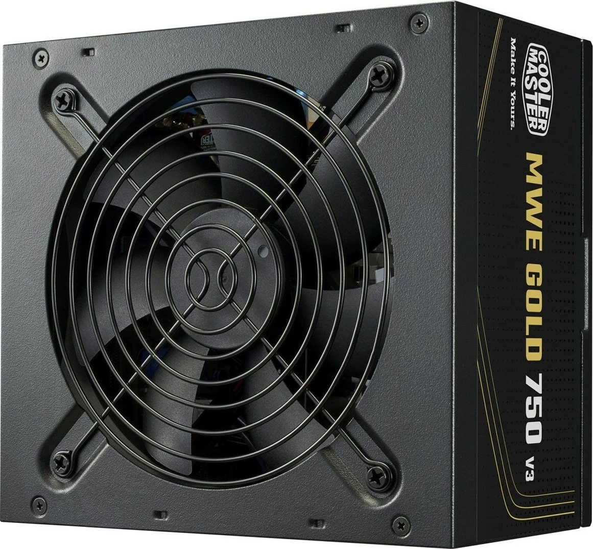 Napajalnik Cooler Master MWE Gold 750 V3, 750 W, ATX, črn
