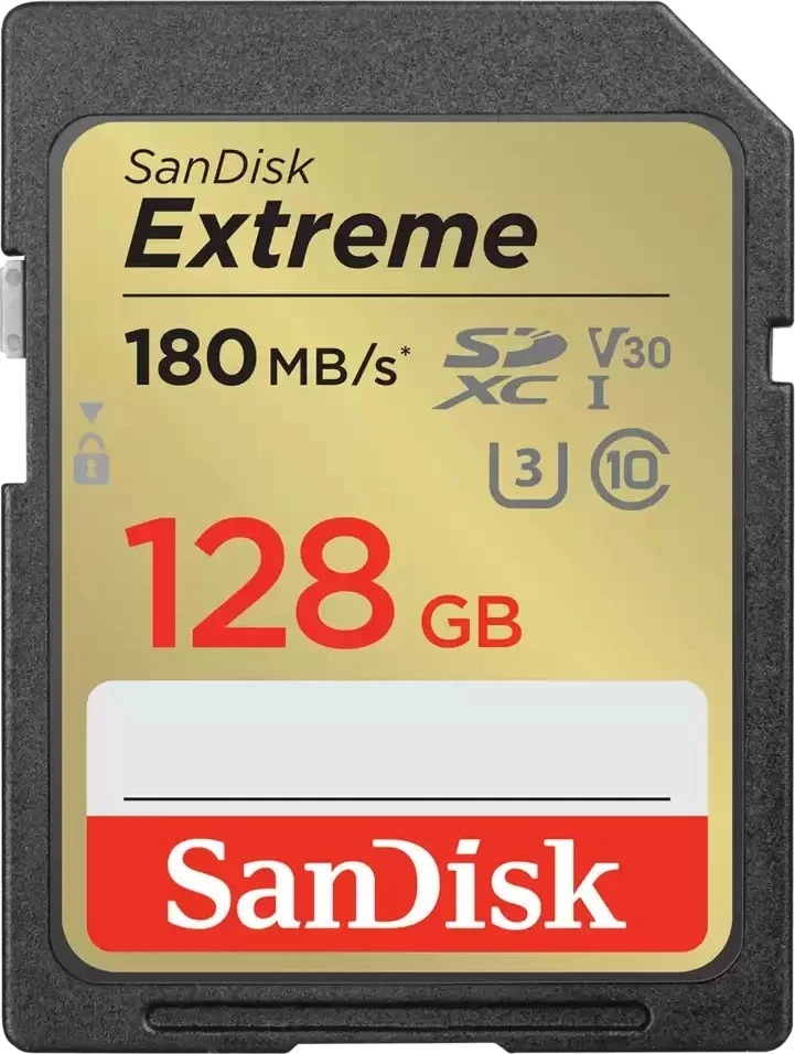 Visokozmogljiva kartica za shranjevanje SanDisk Extreme (2022), 128GB