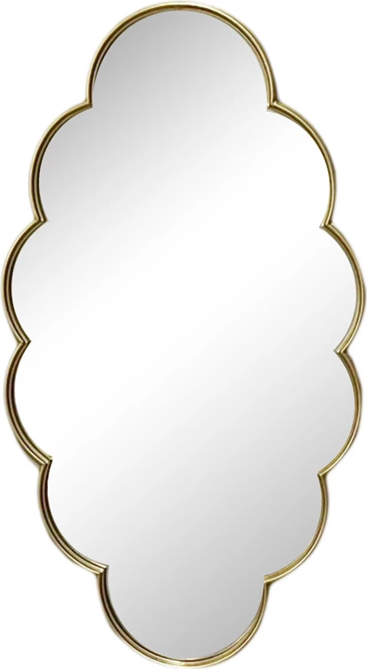 Ogledalo zlat metalik Tyko Inart, 60x3x111 cm