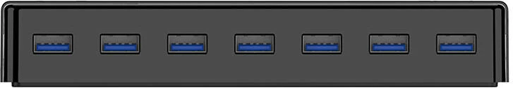 USB 3.0 hub Orico H7928-U3-V1, 7 vrat, črn