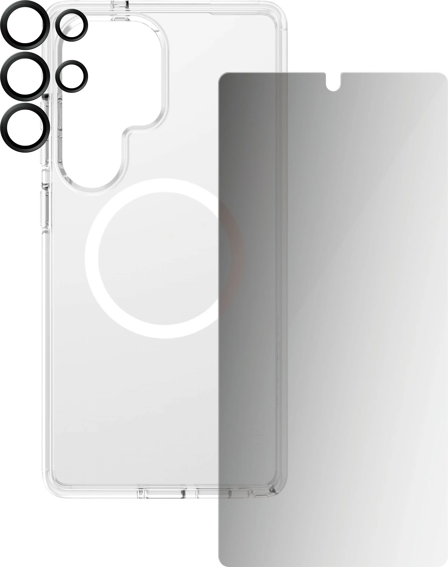 Zaščitni ovoj PanzerGlass CARE Flagship 3-v-1 za Samsung Galaxy S25 Ultra, prozoren