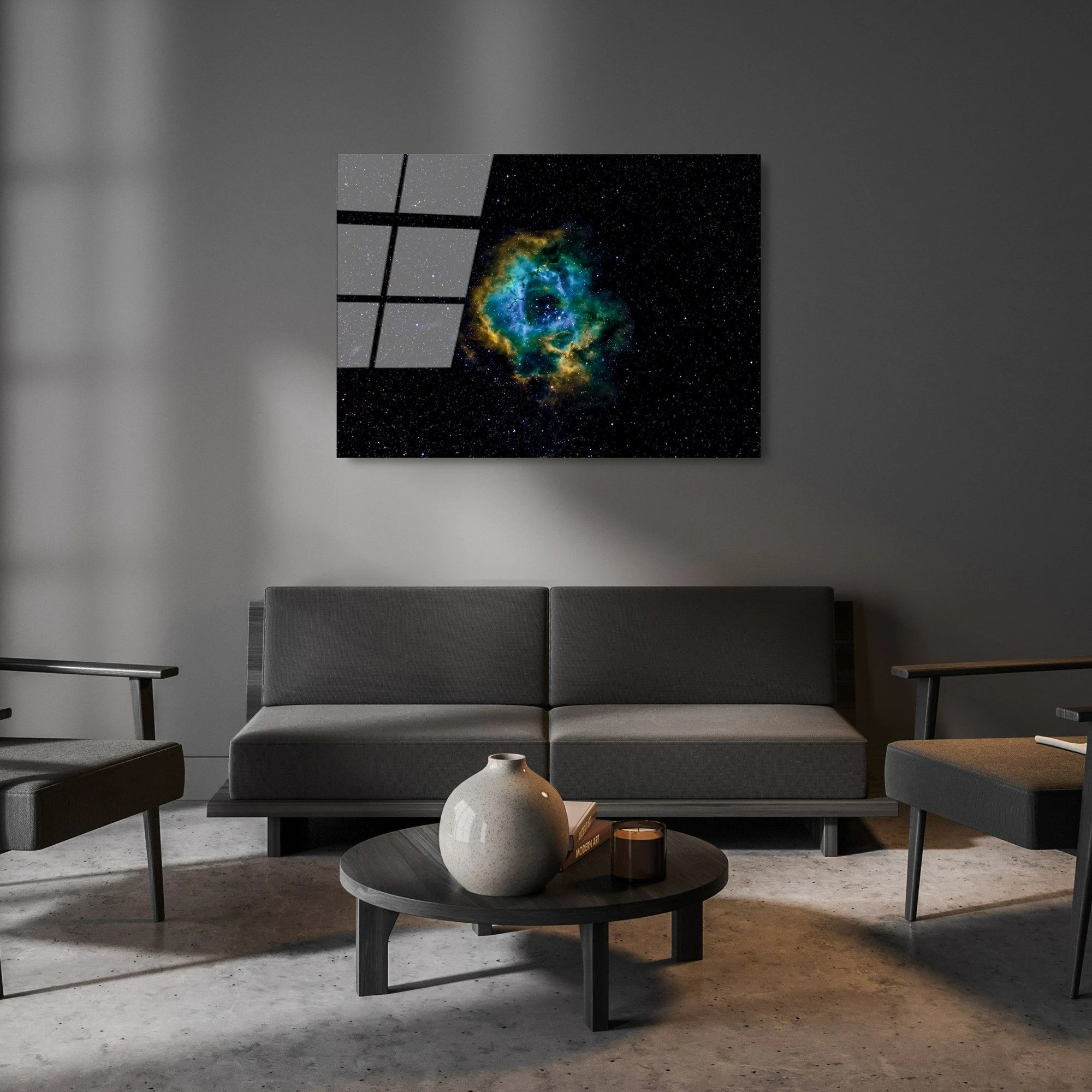 Dekorativna večbarvna slika iz kaljenega stekla, Wallity UV-088, 70 x 100 cm