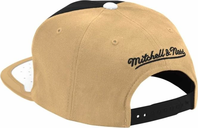 Baseball kapa Mitchell & Ness za moške, kremna in črna