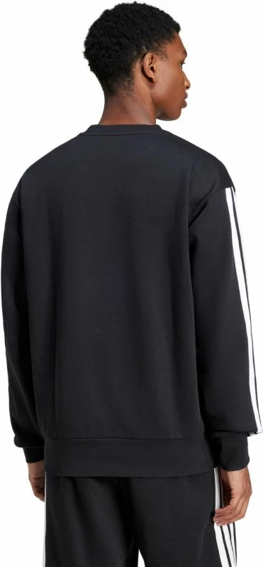 Pulover Essentials 3-Stripes, adidas JE6304, moški, črn