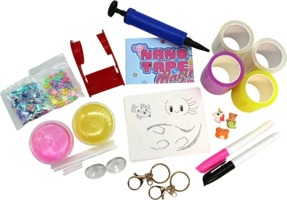 Kreativni set Nano Tape Magic Deluxe, 10 projektov, večbarven, Epee EP60514