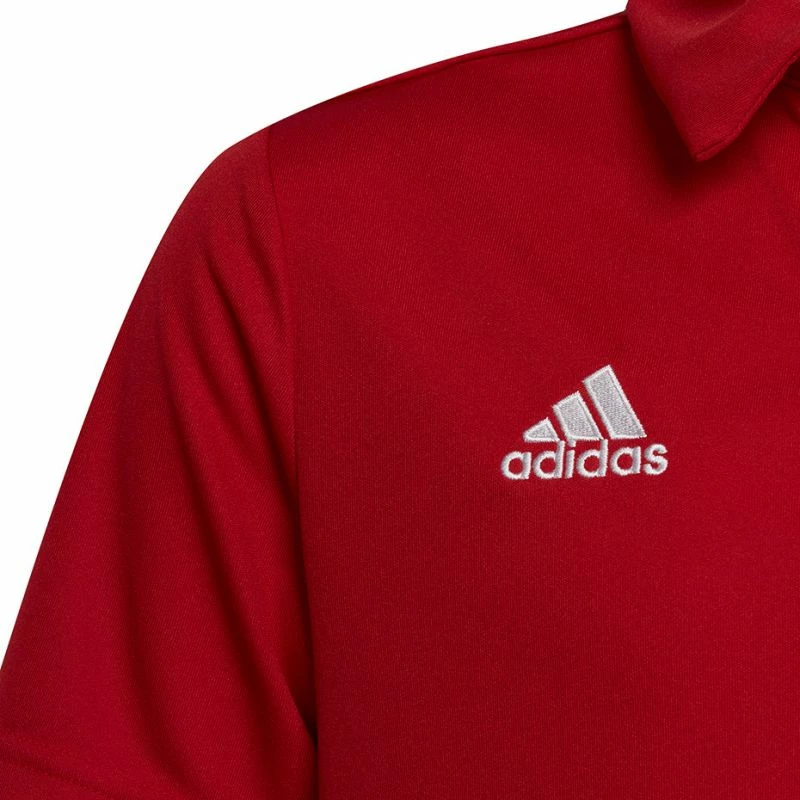 Polo majica za otroke adidas, rdeča