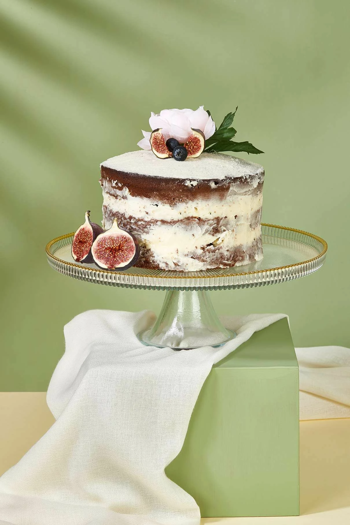 Plošča za serviranje torte iz stekla Hermia Paris 2821, prozorna, 28 cm
