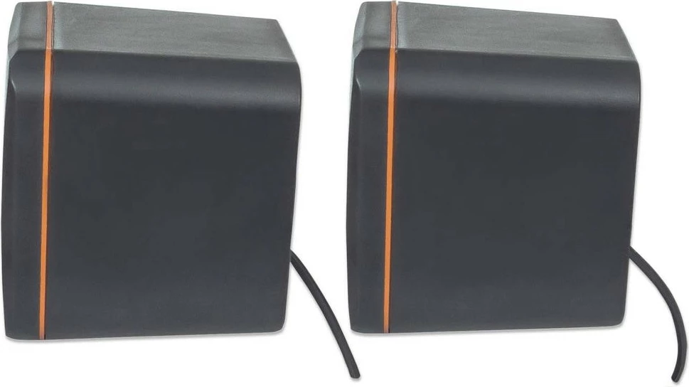 Stereo zvočniki MANHATTAN 2600 Series, 2x3W, USB, 3,5 mm, črni