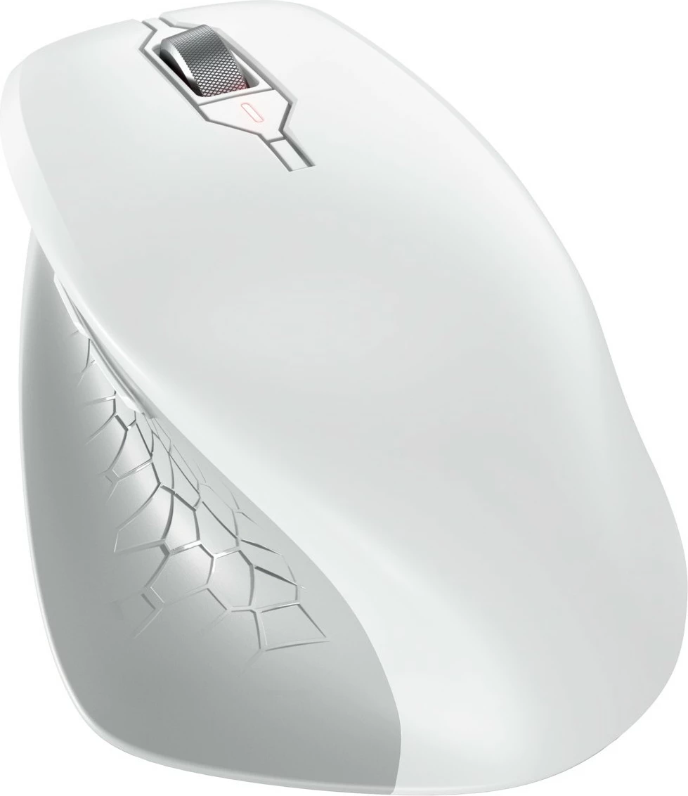 Brezžični miška Cherry Stream Comfort, RF, 4000 DPI, siva, bela