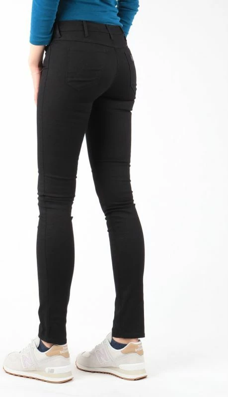 Ozke ženske hlače Wrangler, črne