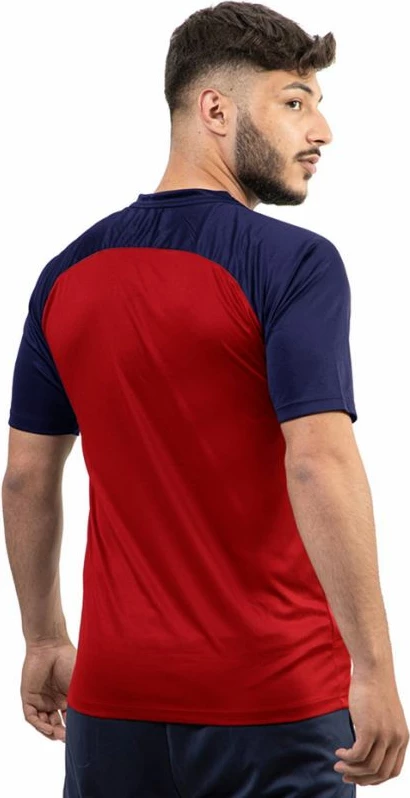 Športna majica za nogomet, Givova, rdeče s temno modro