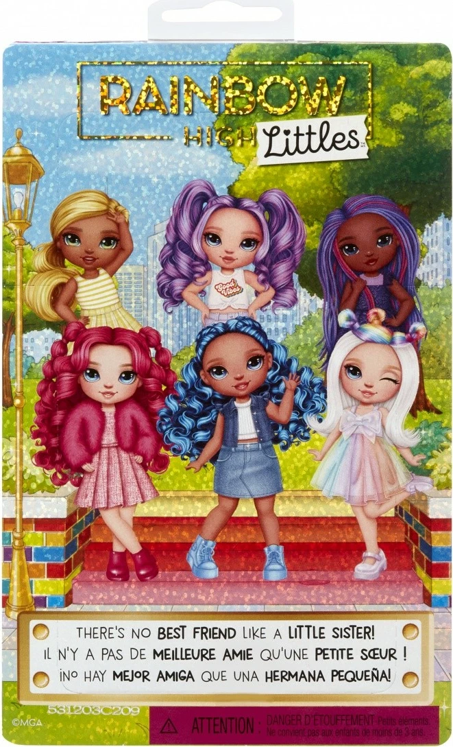 Lutka z dodatki Rainbow High Littles Opal, 15 cm, za deklice