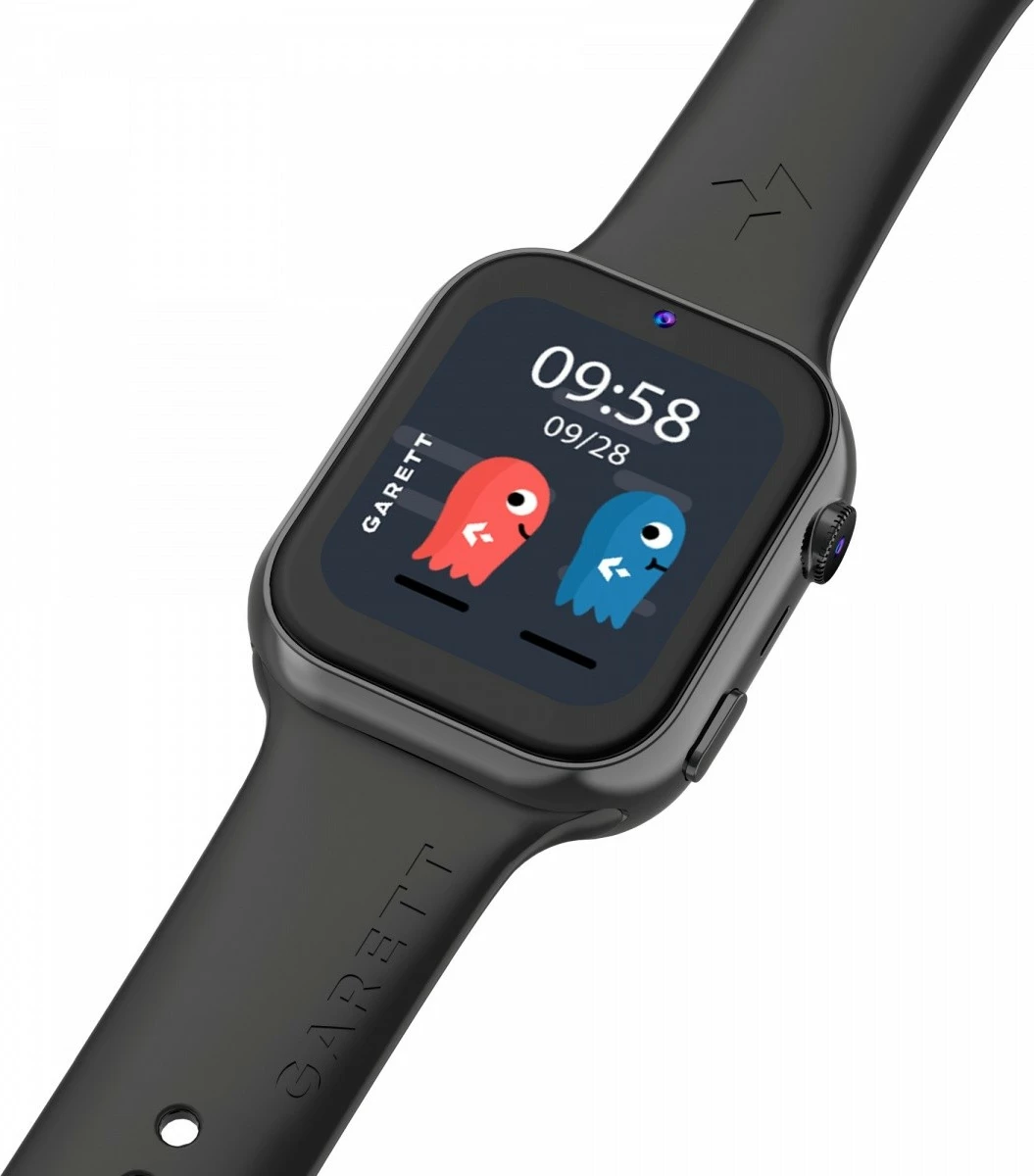 Pametna ura za otroke Garett Kids Twin 2 4G, črna