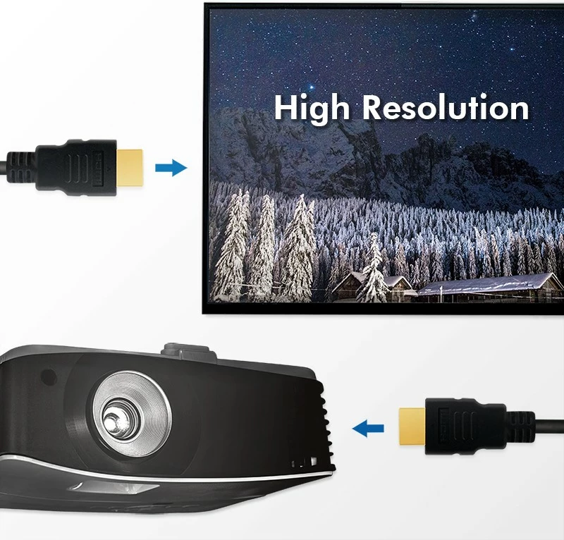 Ultra High Speed HDMI kabel LogiLink CH0077, 1 m, 48 Gbit/s, črn
