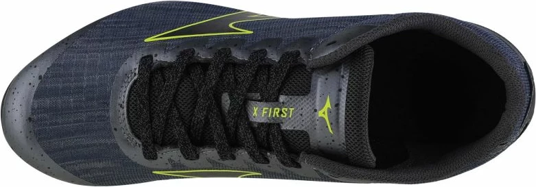 Atletske tekaške čevlji Mizuno X First, moški, sivi/srebrni