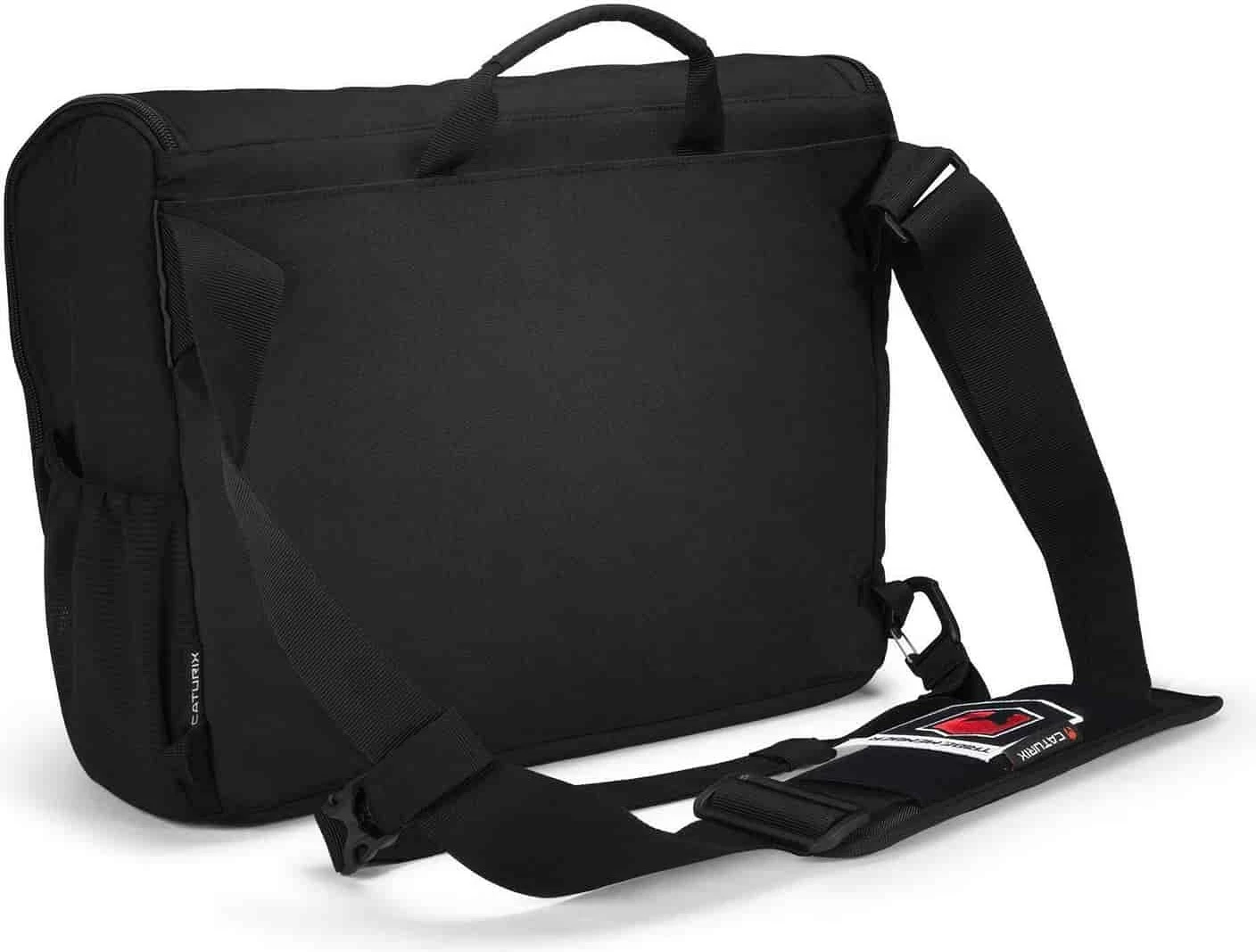 Torba messenger za prenosnik 15,6" z naramnico, DICOTA CATURIX CURRIDUR, črna