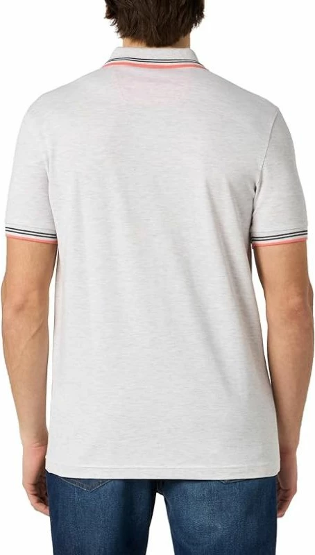 Majica polo Boss za moške, siva