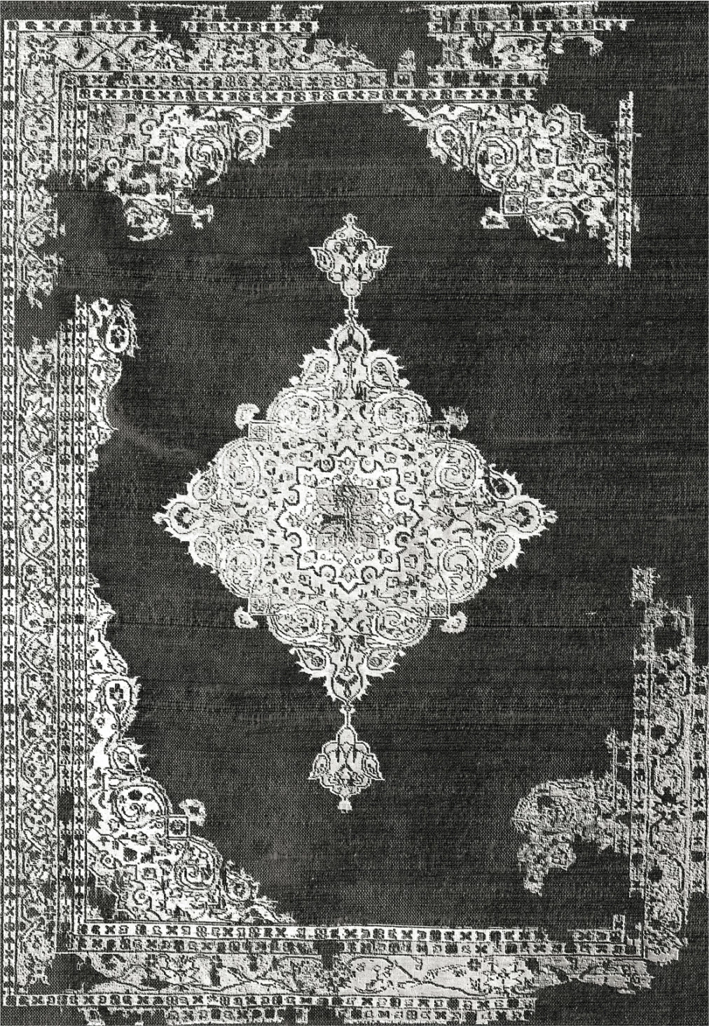 JOSIANE, siva vintage preproga, FH7675.12 160X230cm, resice