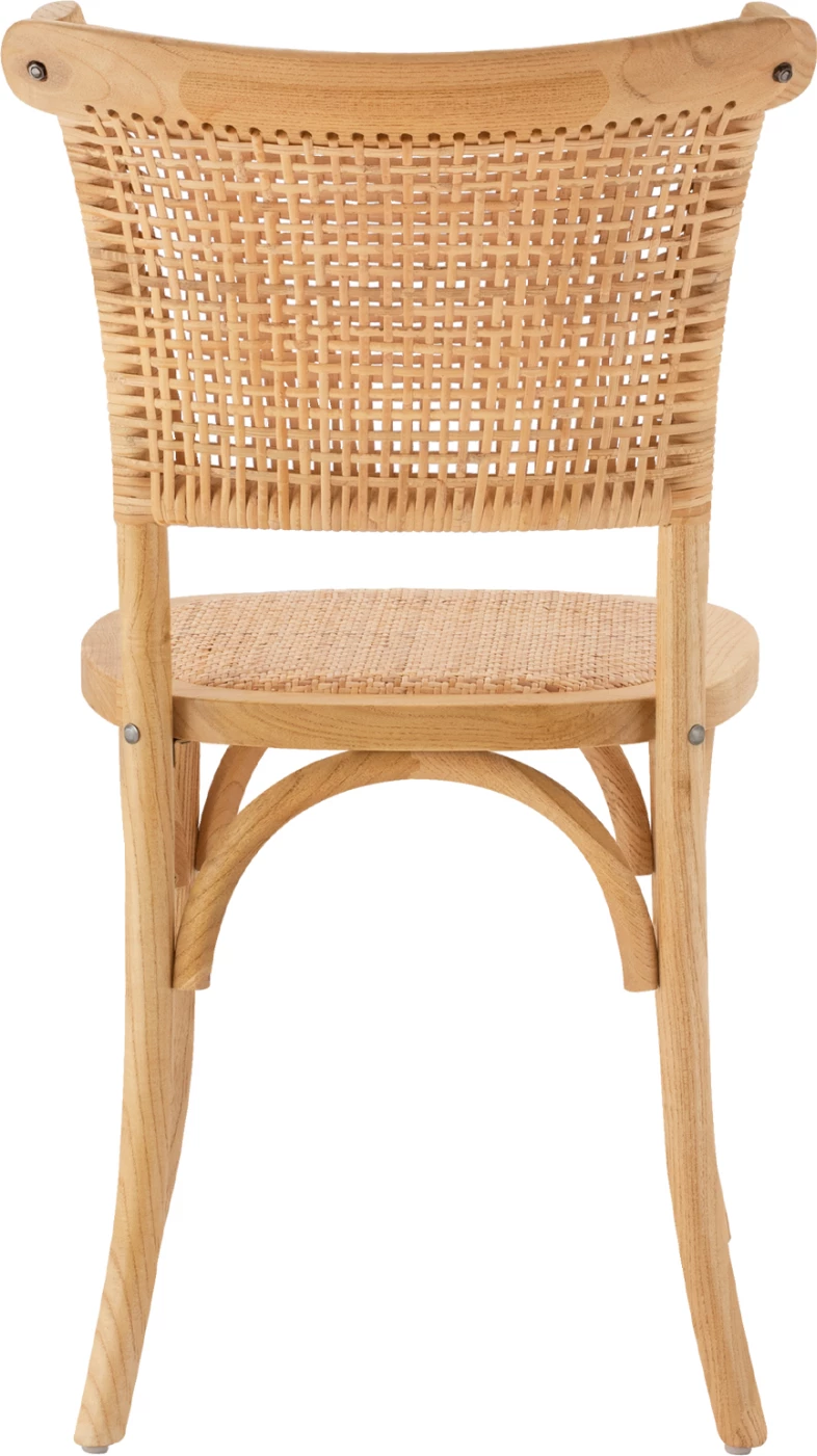 Lesen stol z ratanom v naravnem odtenku FH8752.01 49x54x89cm