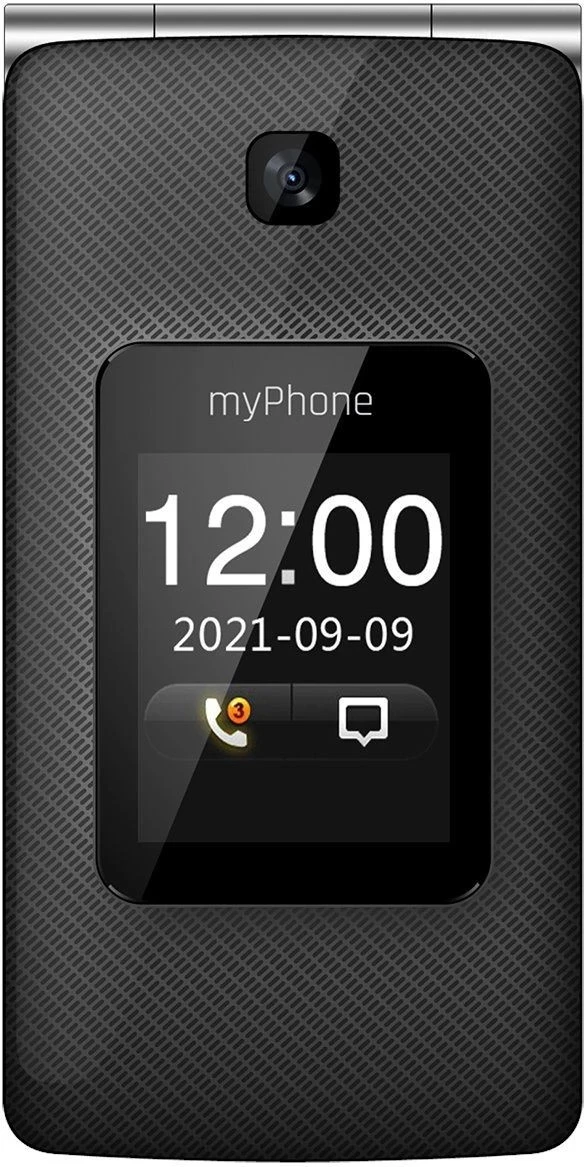 Zložljiv telefon myPhone Tango LTE, 128 MB notranji pomnilnik, črn