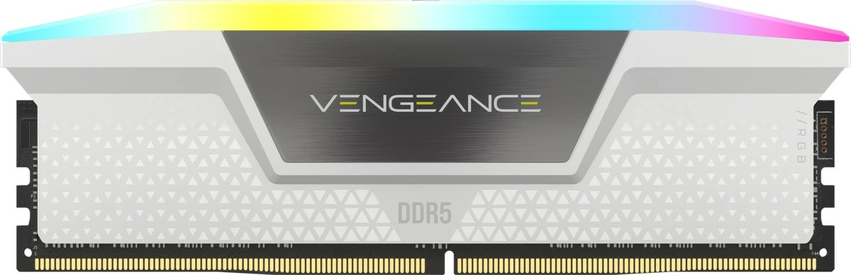 DDR5 64GB (2x32GB) 5200 MHz RGB pomnilnik Corsair Vengeance, večbarven