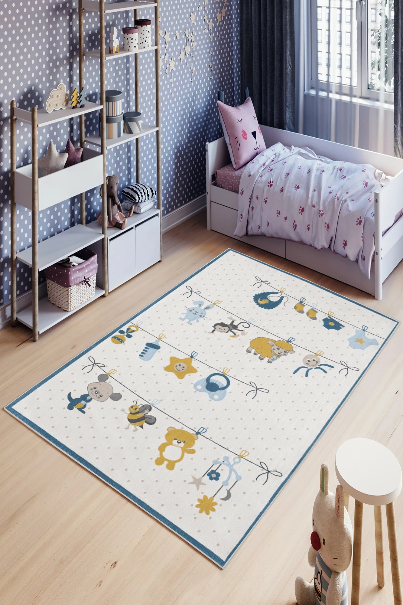 Večbarven preproga za hodnik Conceptum Hypnose W1007, 80x150 cm