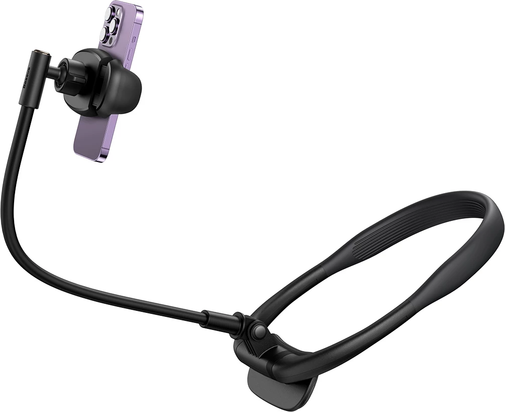 Univerzalno vratno držalo za pametni telefon Baseus ComfortJoy Series, LUGB000001, črno