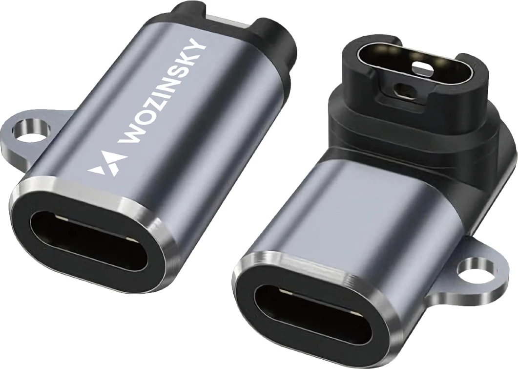 Adapter USB-C za Garmin pametno uro Wozinsky WAYGS1, siva
