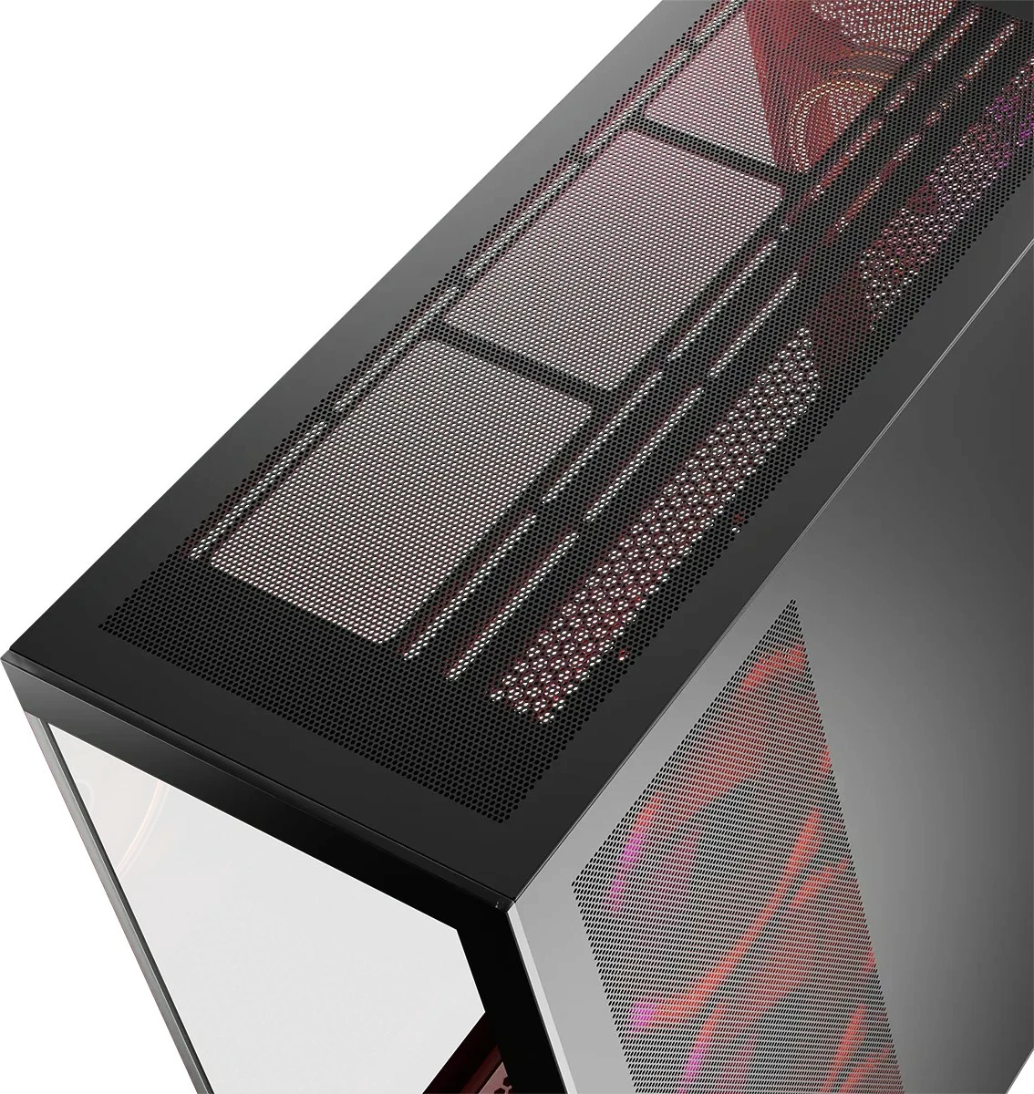 Računalniško ohišje MODECOM Volcano Space ARGB, Midi Tower, kaljeno steklo, črno