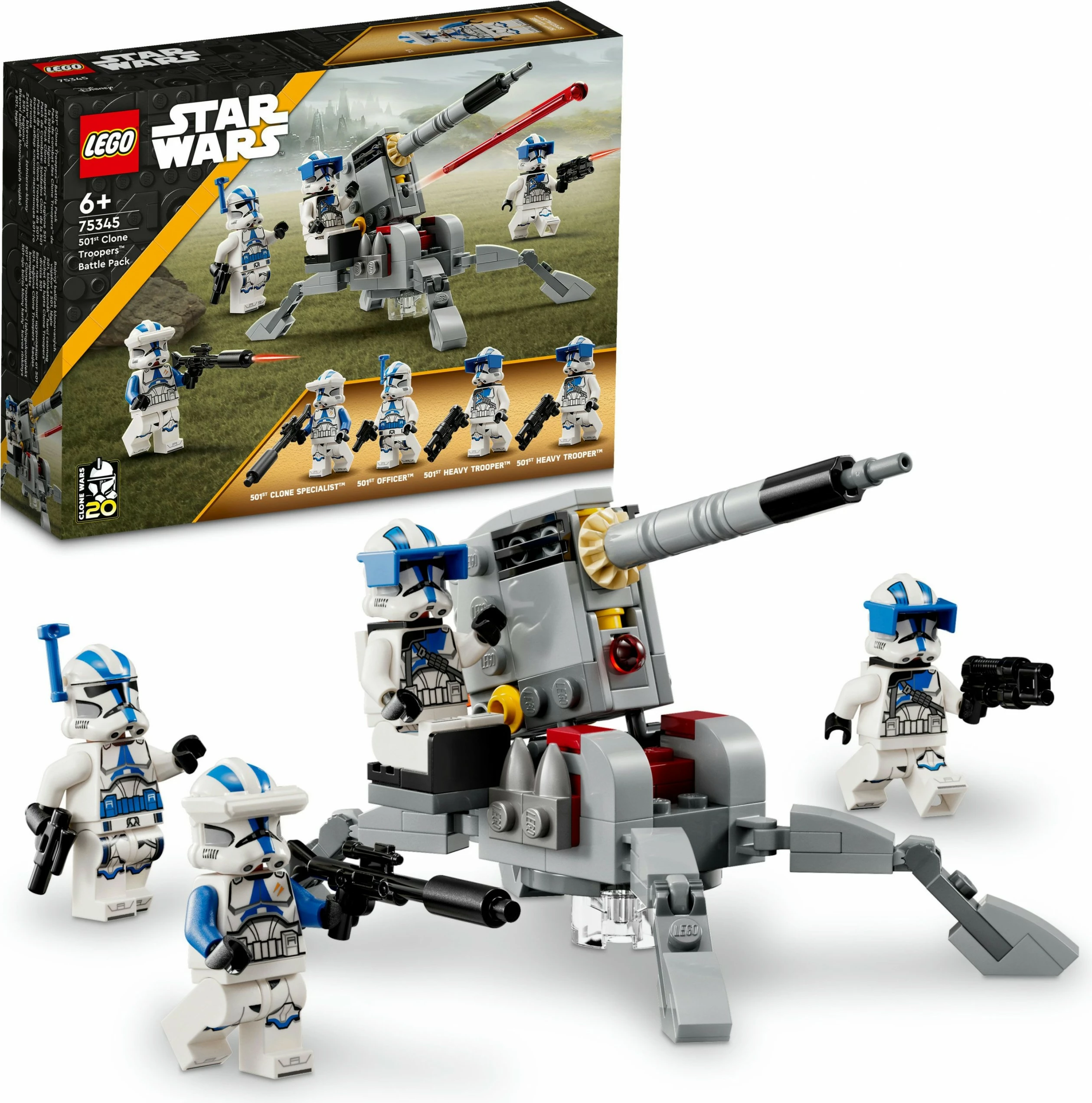 Set za gradnjo 501st Clone Troopers LEGO Star Wars, 119 kosov, večbarven