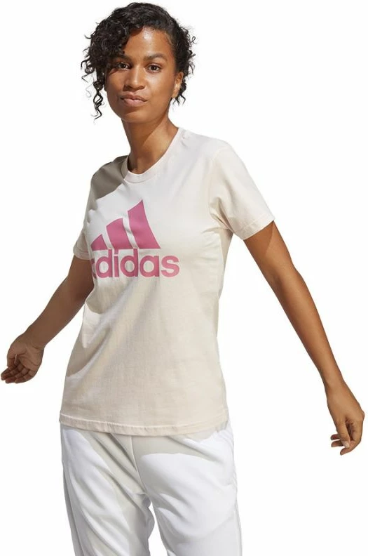 Majica za ženske, bež, adidas IB9455