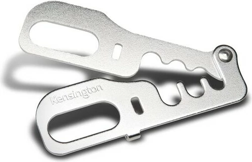 Varnostni nosilec kabla Kensington, kovinski, siv