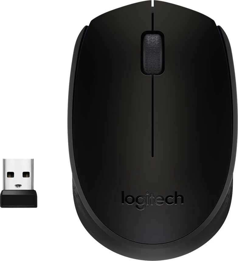 Brezžični miš Logitech M171, črn